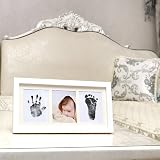 Norjews Baby Handprint Footprint Kit Frame 2 Clean-Touch Ink Pads 4 Cards view 2