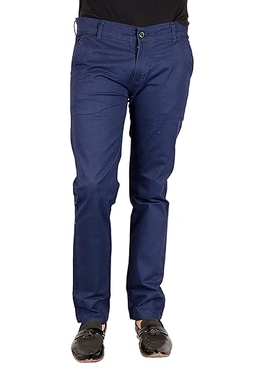 navy blue slim fit chinos