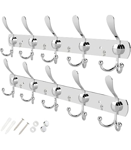Paterre Sur Pied SARIHOSY Coat Hooks Wall Mount, Wall Hooks, Heavy Duty ...