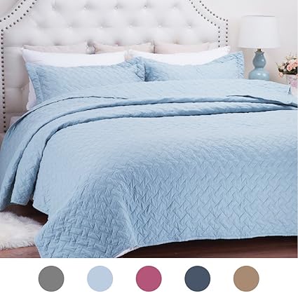 Superbeddings Francesco Matte Satin Quilt Lightweight Bedspread Coverlet Set Quilts Bedspreads Coverlets Home Garden