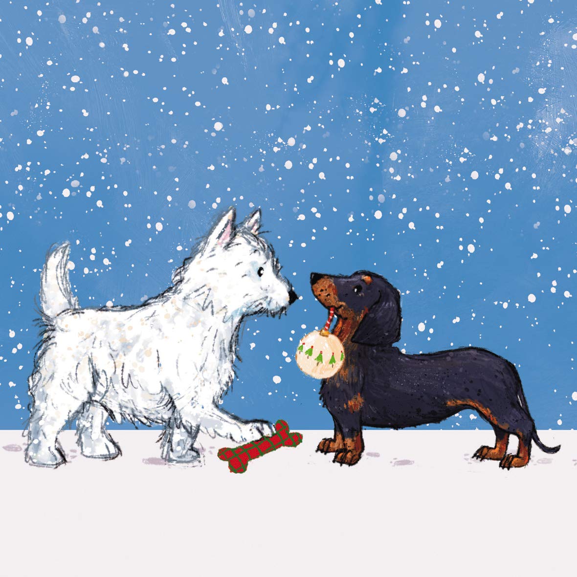 Pack of 8 A Pawfect Gift Dogs Mini Charity Christmas Cards Multiple Charities ASCX0283