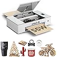 OMTech Polar+ 55W Desktop Laser Engraver, 20"x12" CO2 Laser Engraving Machine with 2 Rotary Axes Autofocus 5MP Camera Water Chiller, Laser Marker Laser Cutting Machine for Wood Acrylic Glass More