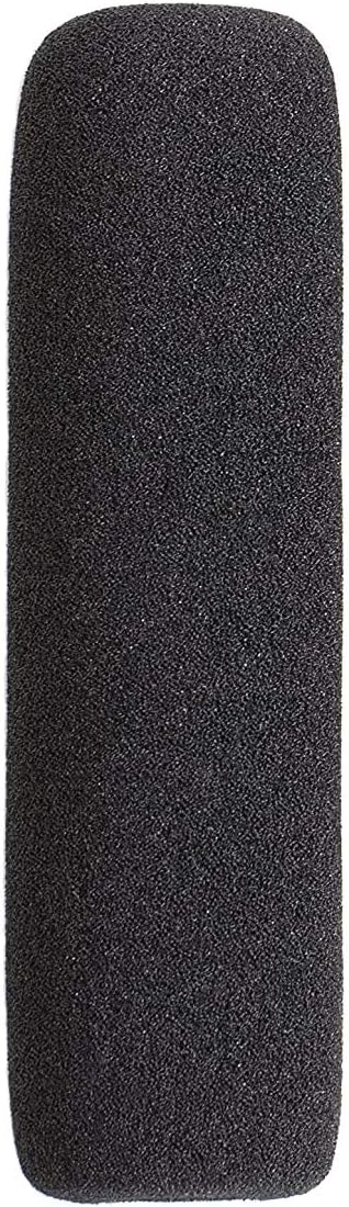 Electomania Professional Long Interview Lightweight Microphone Black Foam Sponge Windshield Shotgun Cover for Microphone (Black)