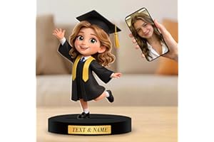 Custom Graduation Figures from Photo, Personalized Gifts Customizable Decorations, 2D Acrylic Figurine, Posable Figure, Photo