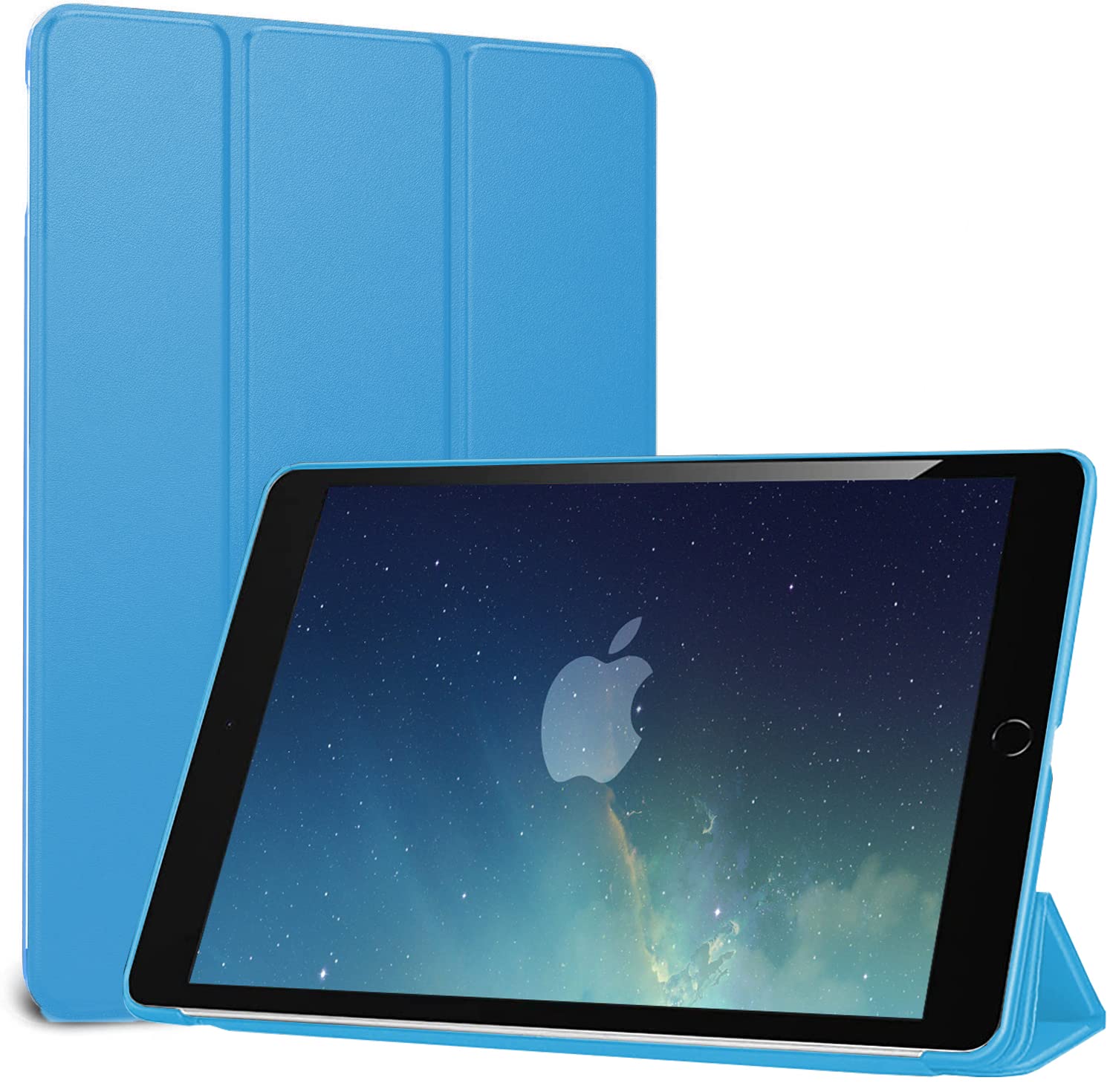 FSPRO Case For iPad 9th Generation,Slim Smart Case For iPad 10.2 Inch Case for iPad (2021/2020/2019) 9th/8th/7th Gen,Case For iPad 9th Generation-Case For iPad 10.2 With Auto Wake/Sleep (Light Blue)