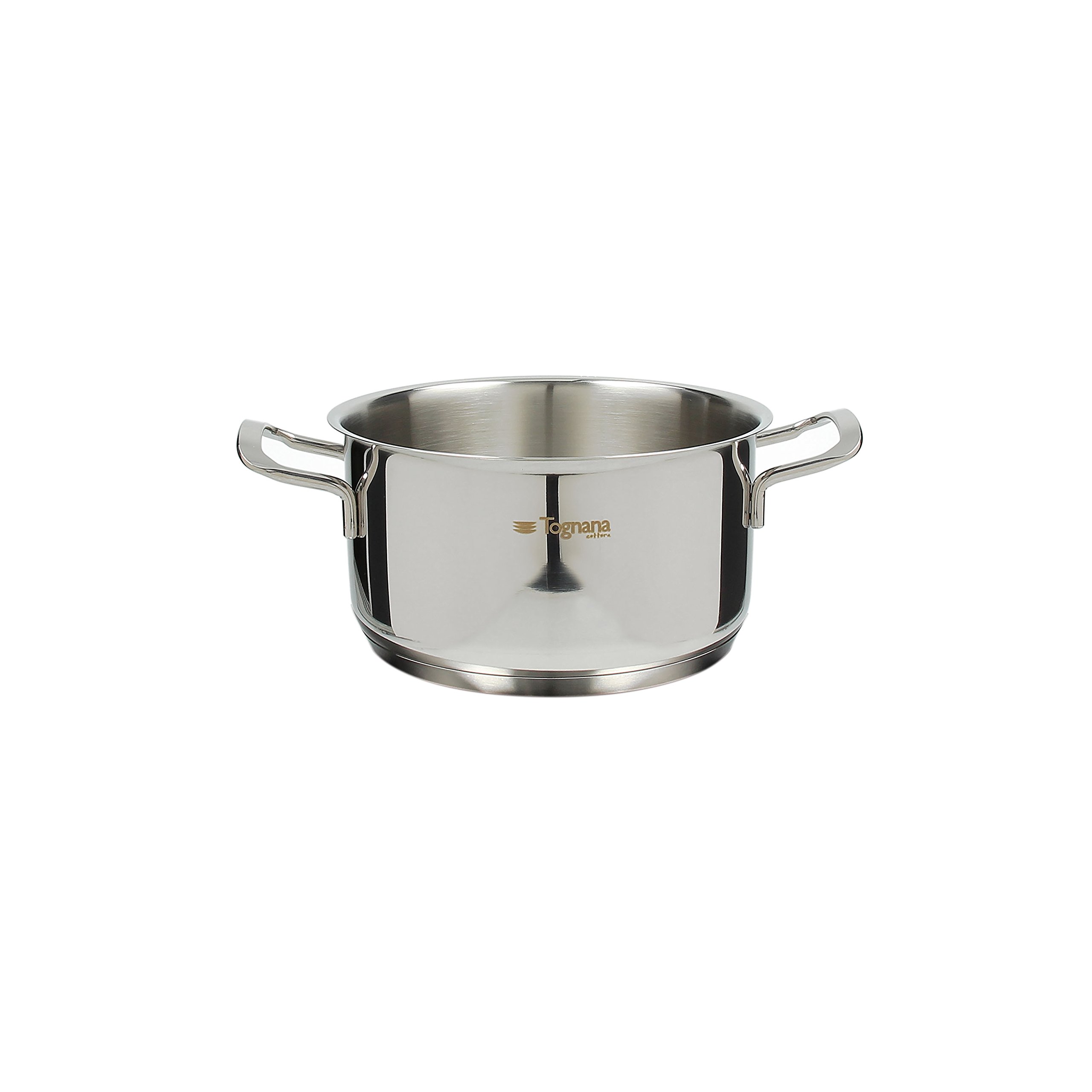 Tognana Vanitosa Saucepan 16 cm with 2 Handles, Stainless Steel, Silver