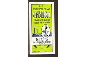 SAT ISABGOL Telephone Brand Psyllium Husk (Sat-Isabgol) 200 Gram
