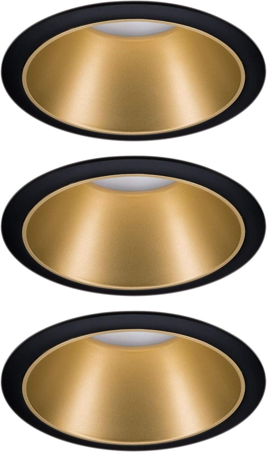 Paulmann Cole Coin Recessed Spotlight, 3 Levels, Dimmable, Diameter 88 mm, 3 x 6.5 W, 460 lm, IP44 Splash Protection - Image 5