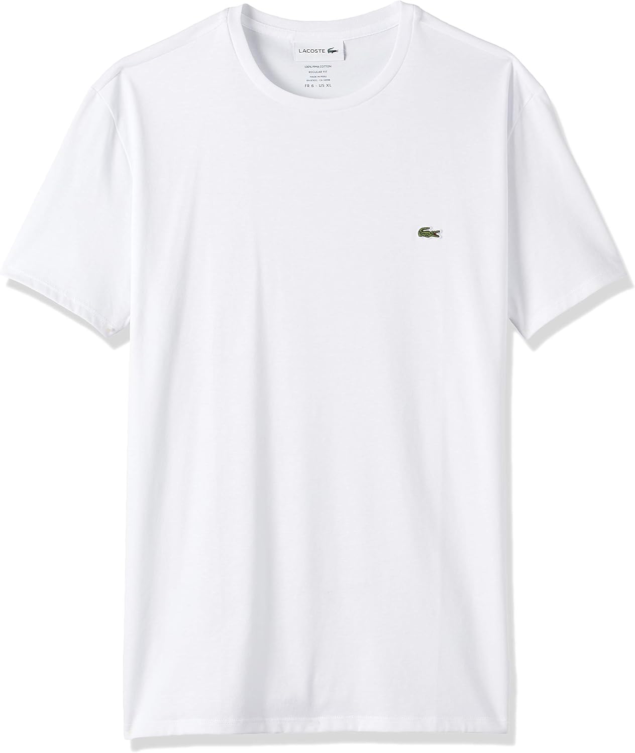 Lacoste Men's Short Sleeve Crew Neck Pima Cotton Jersey T-Shirt | 