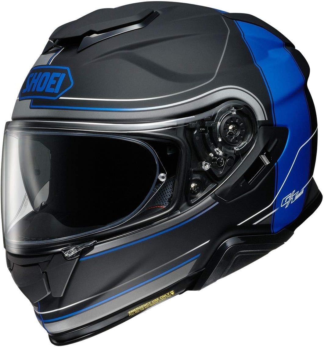 Shoei GT-Air 2 Motorcycle Helmet Crossbar TC-10 Matte Blue/Black Large (More Size Options)