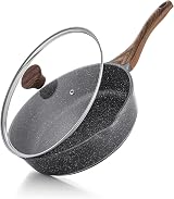 SENSARTE Nonstick Skillet Deep Fry Pan 26 cm 4 Litre with Lid Induction