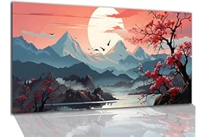 Meothan Large Diamond Art Painting Kits for Adult Beginners, 5D Large Landscape Diamond Painting Kit, DIY Full Drill Large Diamond Art Crafts Kits for Home Wall Decor Gift (27.6x15.8inch)