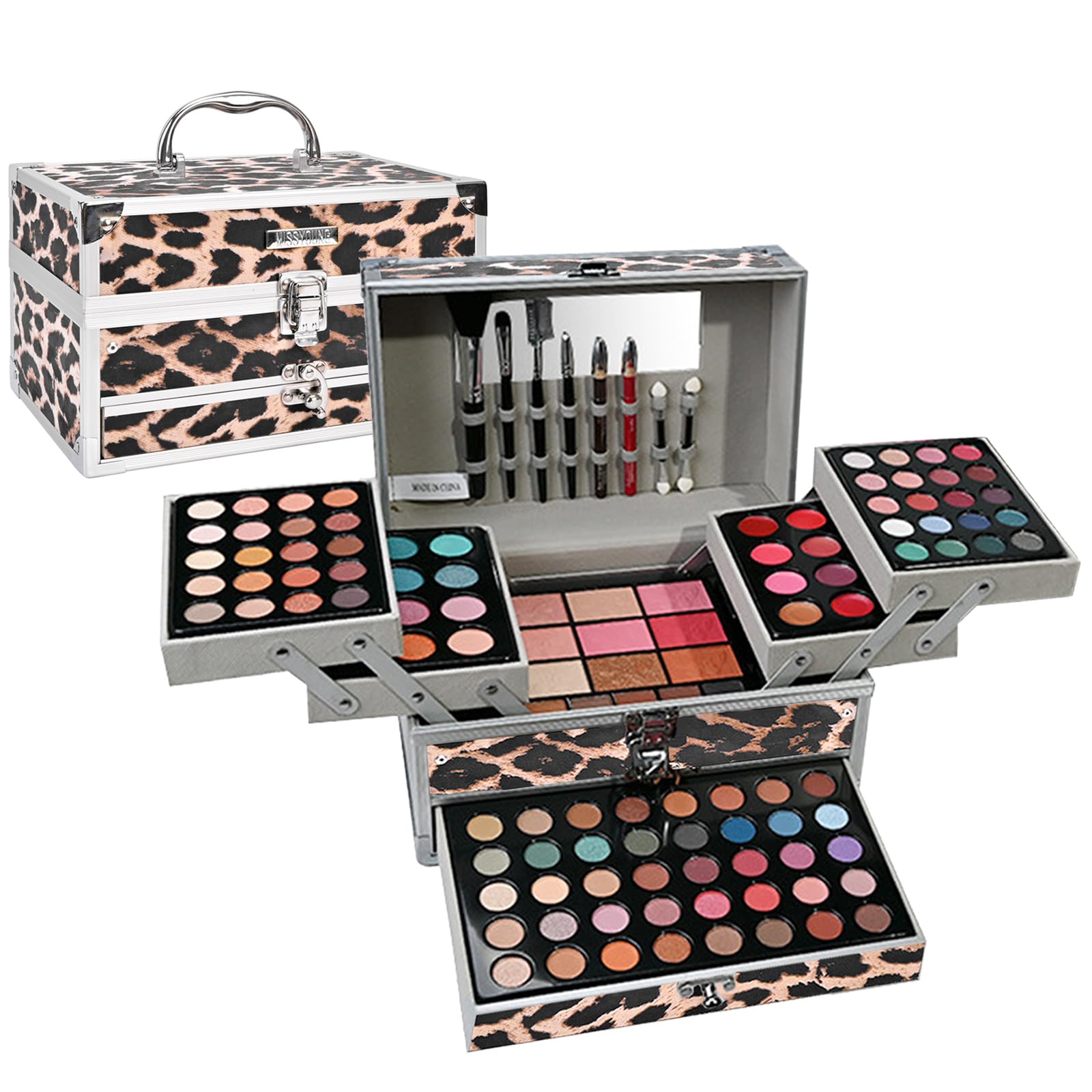 All-In-One Makeup Kit, MKNZOME Complete Makeup Gift Set Full Kit Combination with Eyeshadow Blush Lipstick Concealer etc, Essential Starter Bundle for Women, Pro Multi-purpose Beauty Cosmetic Set#5