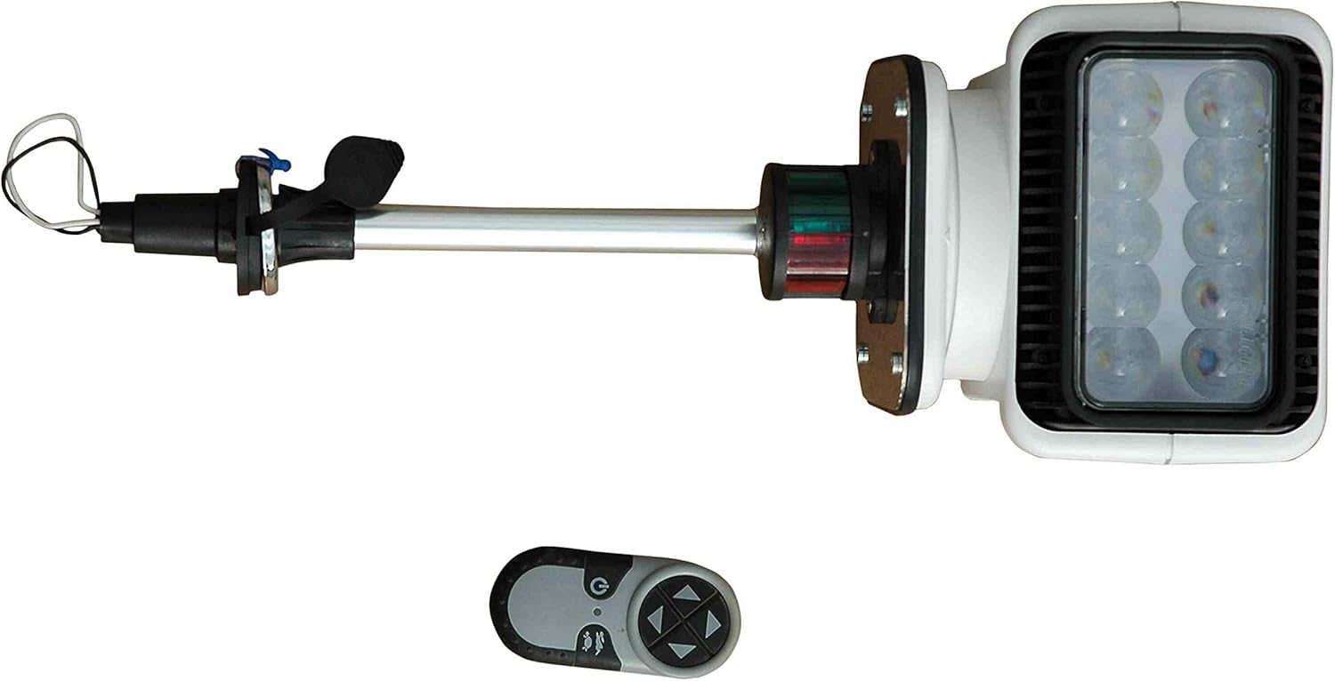 Golight LED Spotlight on Stanchion Mount - Wireless Remote - Navigational Lights - 900' Spot Beam: Home Improvement