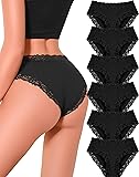 ALL OF SHE Womens Cotton Underwear Cheeky Bikini