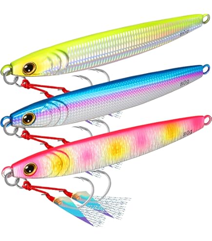 Esche Go2fish Tackle 6 Esche Da Pesca Verticali Jig 100g/3.5oz - Foto 11