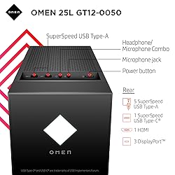 OMEN 25L Gaming Desktop PC, AMD Radeon RX 5700, AMD
