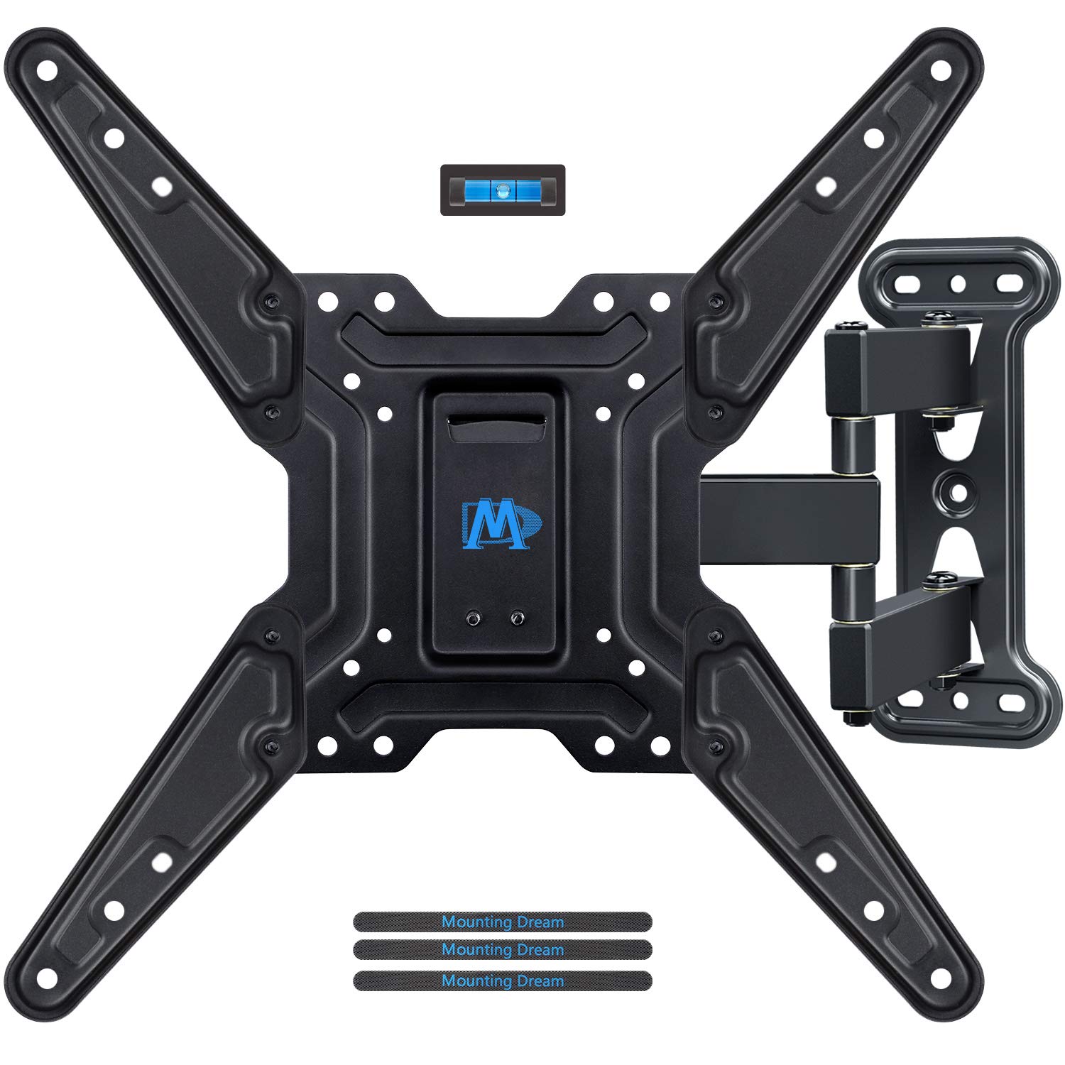 Mounting Dream Full Motion TV Wall Mounts Bracket with Perfect Center  Design for 26-55 Inch LED, LCD, OLED Flat Screen TV, TV Mount with Swivel  Articulating ...