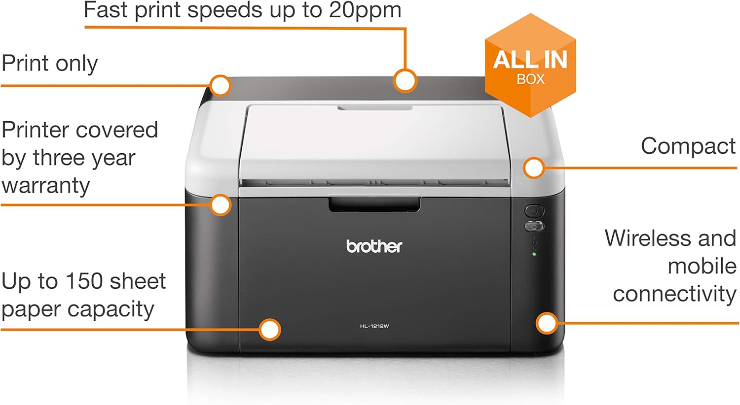 printer brother hl 1212w