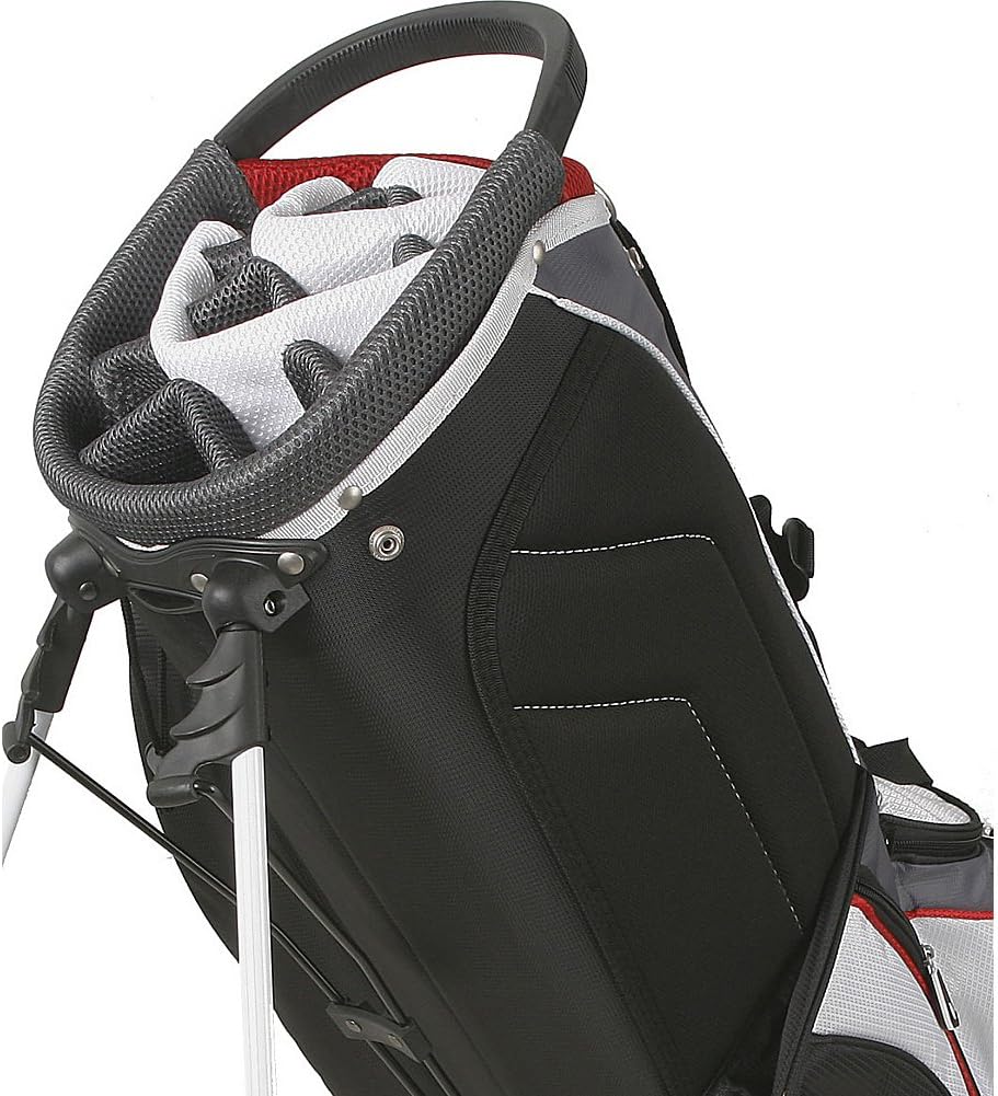 Powerbilt TPS Dunes 14-Way Black/Charcoal Stand Golf Bag (Black/Charcoal) : Sports & Outdoors