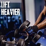 EVO Fitness Gym Gloves Men Women Breathable Weight Lifting Gloves Blue Large view 8