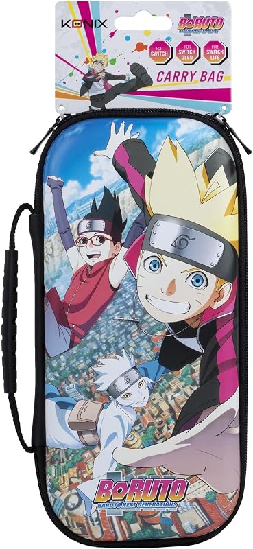 Boruto Naruto Next Generations Protective and Transport Case World Nintendo Switch, Switch Lite e Switch OLED - Equipa de Design 7 Konoha
