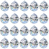 20 Pack 30mm Crystal Ball Prism Suncatcher Beads for Windows | Hanging Crystal Sun Catcher for Indoor, Rainbow Maker, Chandelier Pendant, Feng Shui, DIY Crafts, Gift Idea