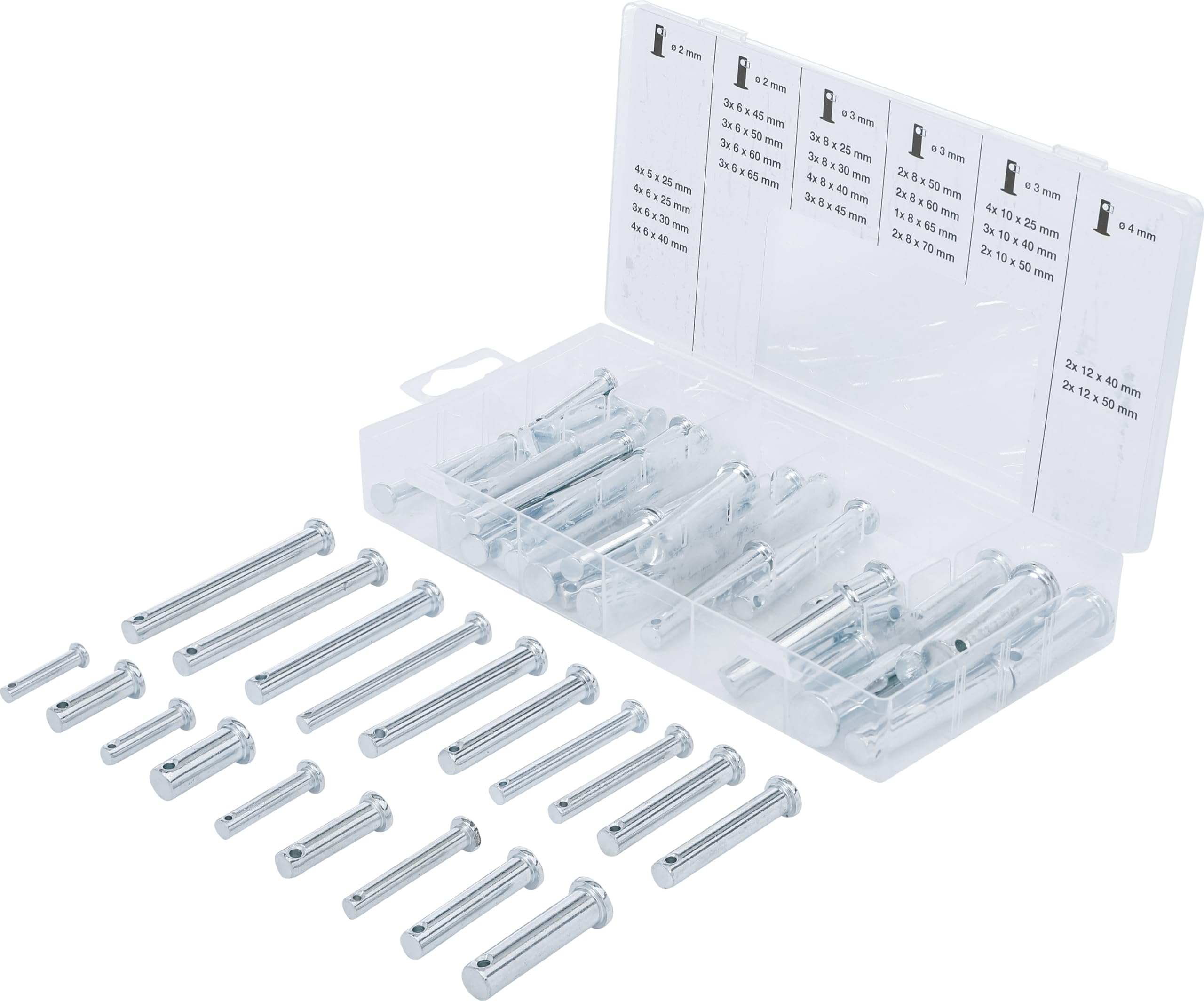 BGS 8137 | Fastening Bolt Set | 60 pcs.