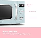 COMFEE Retro 800W 20L Microwave Mint Green CM-M202RAF(GN) 8 Auto Menus view 7