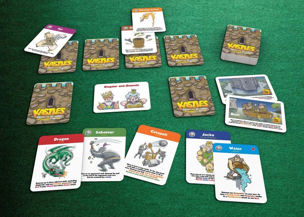 KASTLES is a popular Castle Defence Card Game, Multicolor, Small - Image 4