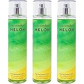 Bath & Body Works Cucumber Melon 3 Pack Fine Fragrance Mist Gift Set - Full Size