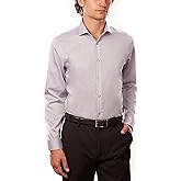 Calvin Klein Mens Dress Shirt Xtreme Slim Fit Non Iron Herringbone