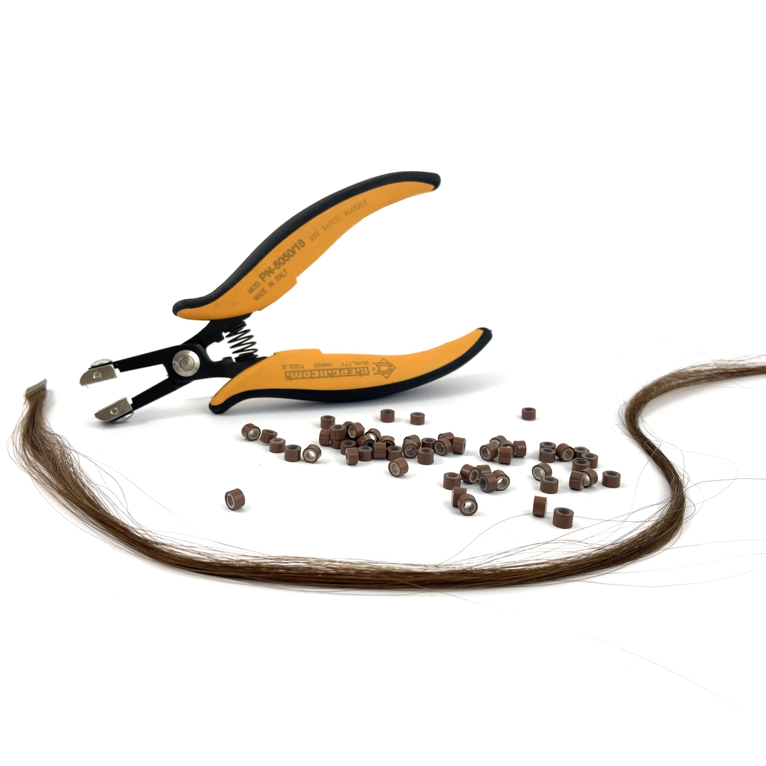 Piergiacomi - PN5050-18 Extension Pliers - Length 155 mm - Ergonomic Two-Component Non-Slip Handle - Laser Marking - Orange - Made in Italy