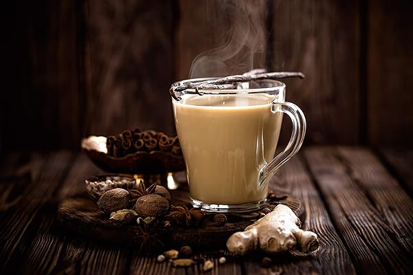 PROSPECT TEA CO. CAFFEINATED VANILLA CHAI TEA PODS COMPATIBLE WITH K CUP BREWERS INCLUDING 2.0, 40 COUNT