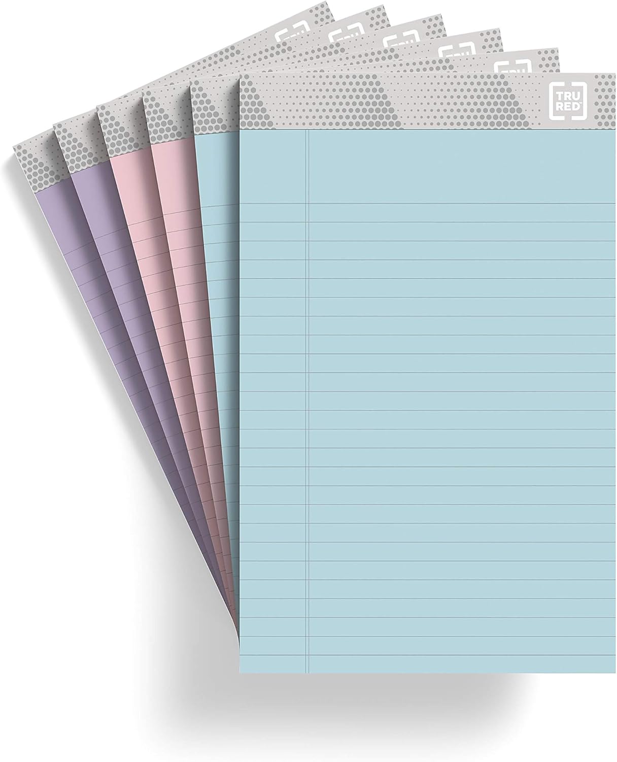 TRU RED TR57356 Notepads, 5Inch x 8Inch, Narrow Ruled