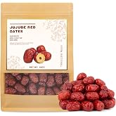Anggou Premium Jujube Red Dates, 1LB/16oz Dried Dates | Large Sweet Dried Fruit, No Preservatives, Natural Superfood Snack for Tea, Soup, Baking &amp; Oatmeal