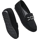 VERDASCO Women's Loafers Comfort Slip-Ons Flat Work Shoes Casual Moccasins Penny Loafers Lady Dress Shoes