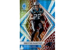 PHOENIX VITAL LIFE 2020 Panini Phoenix Fire Burst #68 Christian McCaffrey Carolina Panthers Football Card