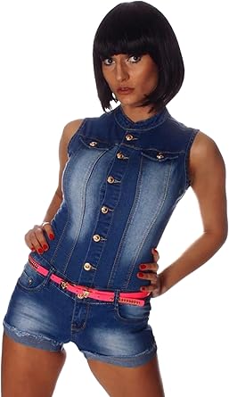 denim ladies suit