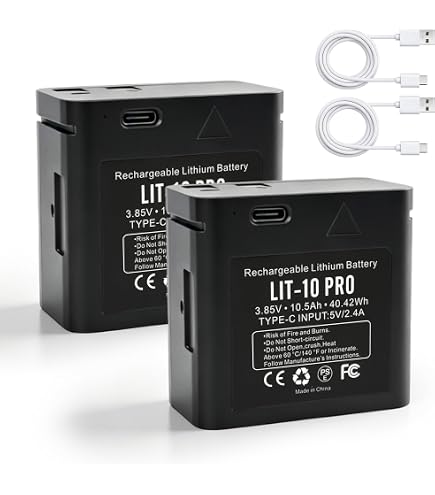 Amazon.com : A AMANDA 2 Pack 7000mAh LIT-22 PRO Battery for