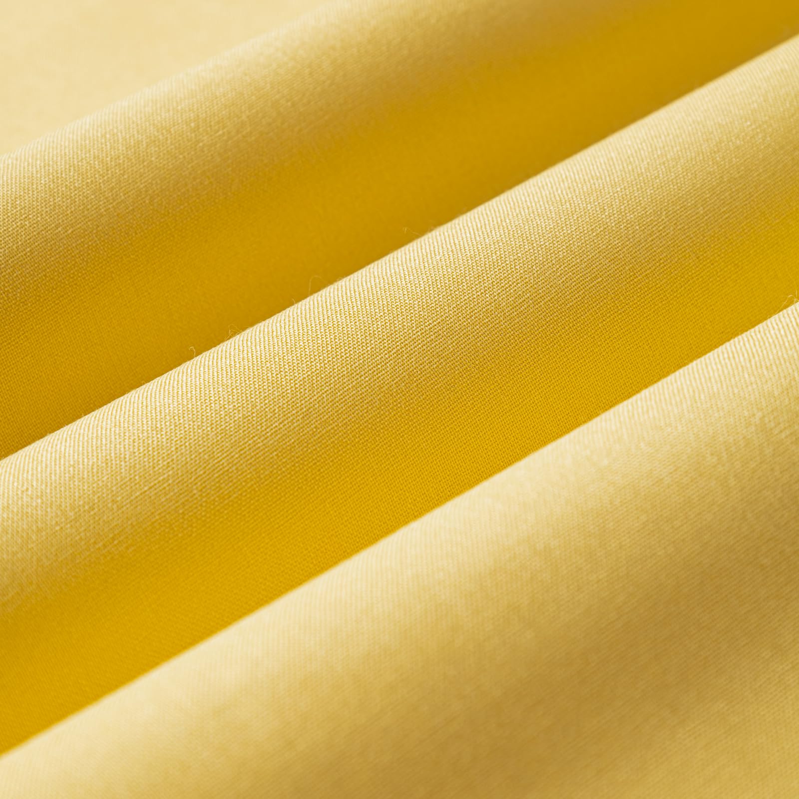 Wooqu Book Cloth, Fabric Surface and Paper Backed, Easy to Use, Strong, 17x29”, for Book Binding, Bright Yellow