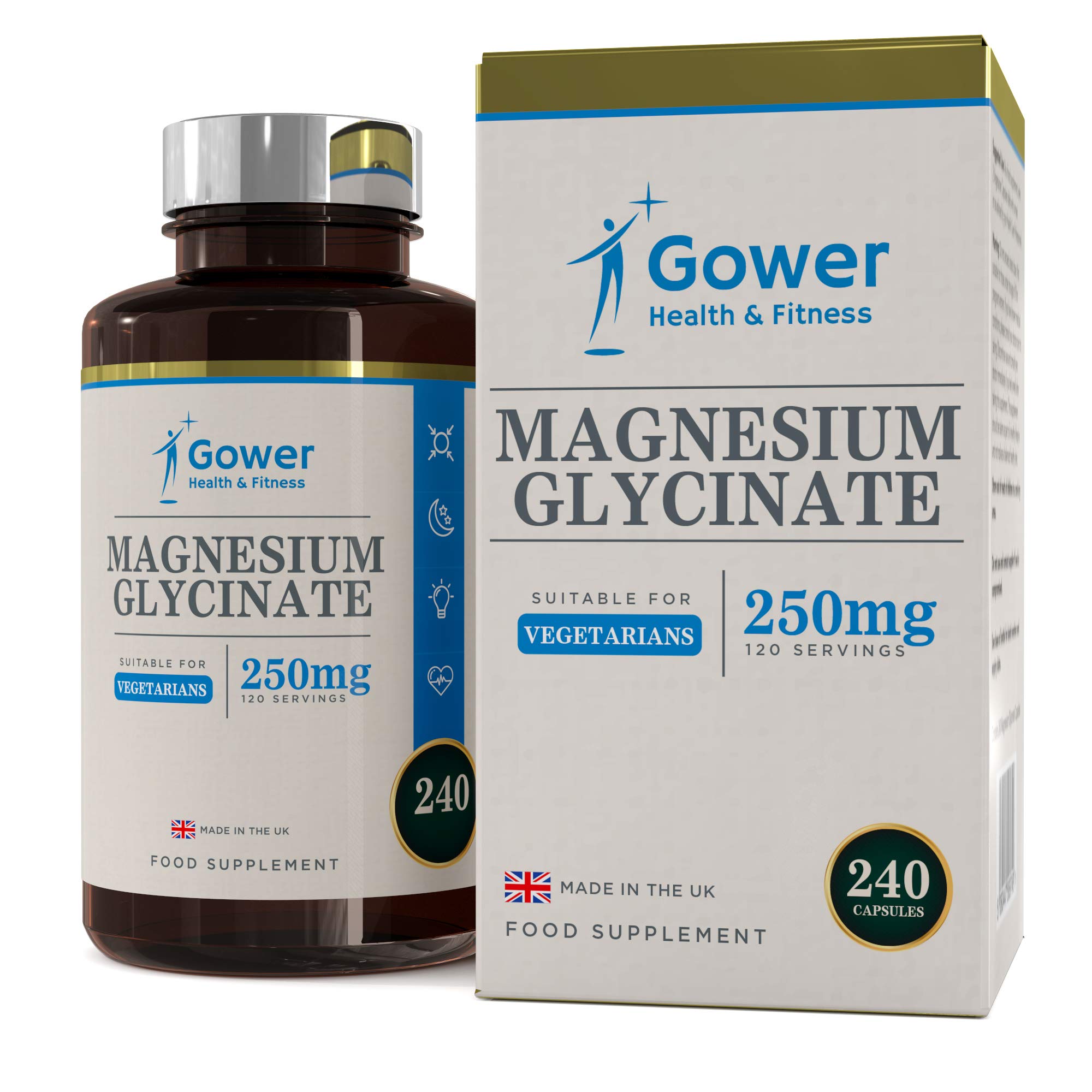 Buy GH Magnesium Glycinate 250mg 240 Vegetarian s High Strength