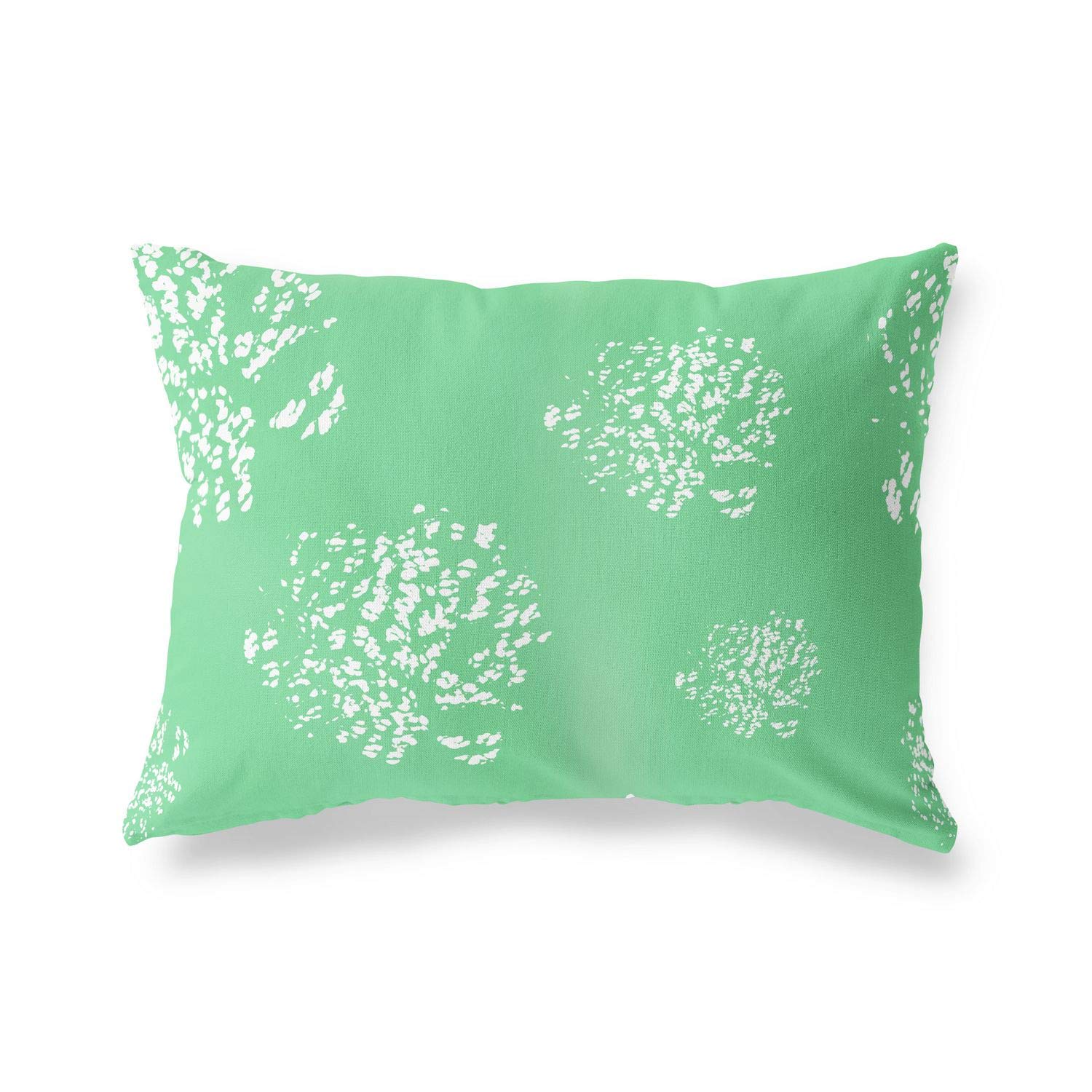 BonaMaison Decorative Cushion Cover, Petrol Green-White Throw Pillow Covers, Home Decorative Pillowcases for Livingroom, Sofa, Bedroom, Size: 45X60 Cm - Designed and Manufactured in Turkey