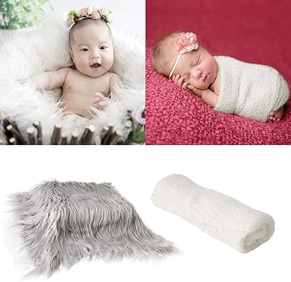 Amazon Soonhua 赤ちゃん毛布 お包み ベビーラップ布 撮影 道具 背景布 寝相アート 赤ちゃん おくるみ ニューボーンフォト ブランケット ニットラップ 包む 毛布 ブランケット ベビー マタニティ 通販