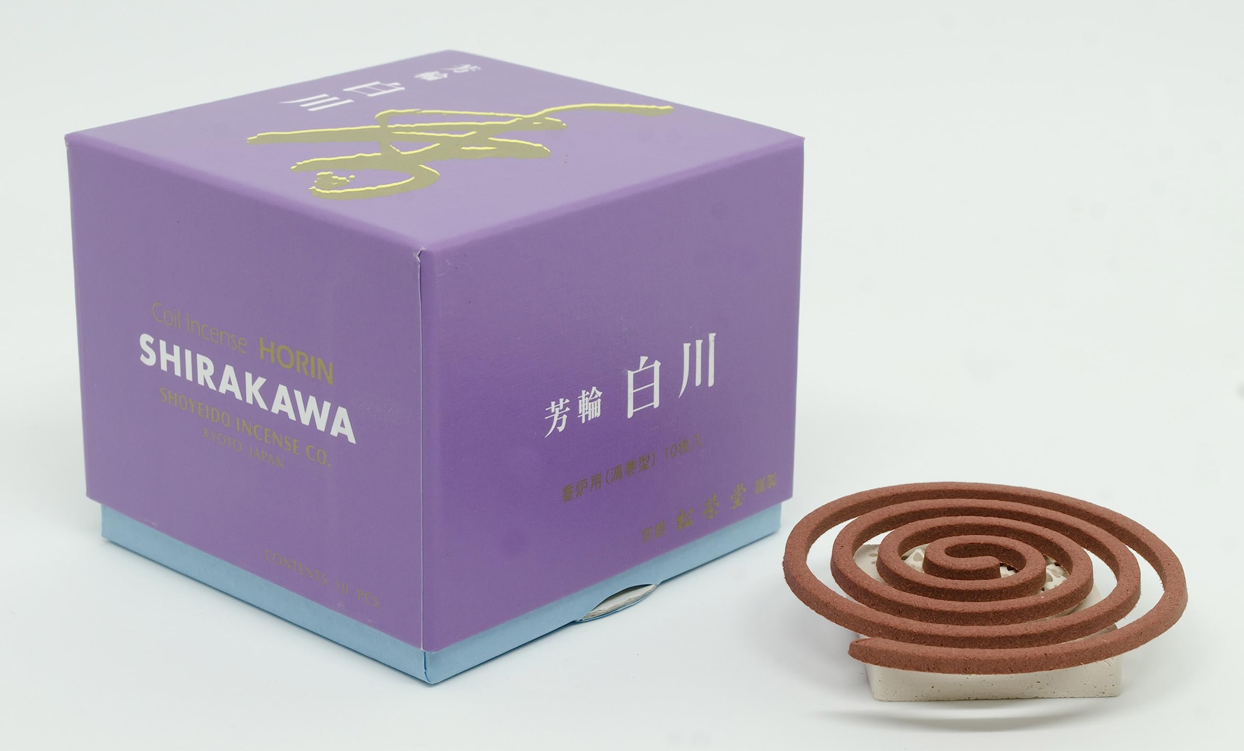 Shoyeido White River Incense Coils, 10 CT, 75611