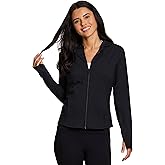 RBX Active Women's Athletic Breathable Lightweight Zip Up Running Jacket with Pockets