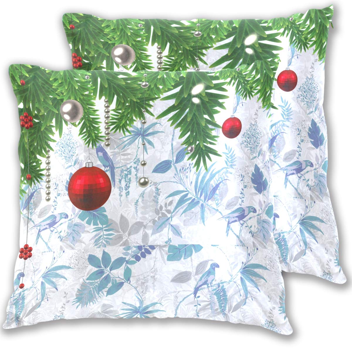 Amazon Com Decretion Christmas Throw Pillow Cover Cotton