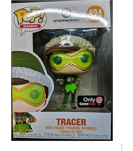Amazon.com: POP! Funko Overwatch Tracer (Punk Skin