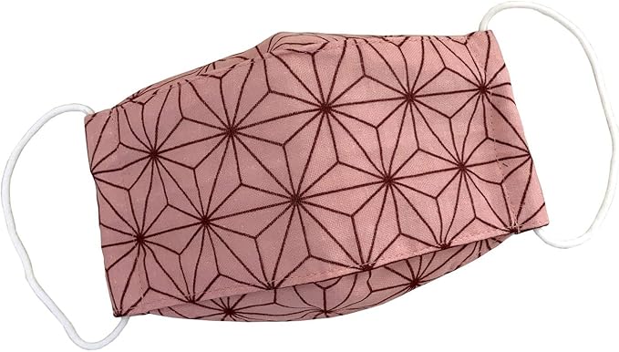 布マスク 子供用マスク 日本製 麻の葉 ガーゼ 洗える 禰豆子 きめつ ねずこマスク 鬼滅の刃 大臣 m511