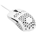 Cooler Master MM710 White Matte 53G Gaming Mouse with Lightweight Honeycomb Shell, Ultralight Ultraweave Cable, Pixart 3389 16000 DPI Optical Sensor
